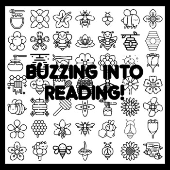 BUZZING INTO READING! Bee Bulletin Board Activity 3x3 feet