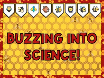 BUZZING INTO SCIENCE! Bee Bulletin Board Kit & Door Décor,