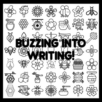 BUZZING INTO WRITING! Bee Bulletin Board Activity 3x3 feet