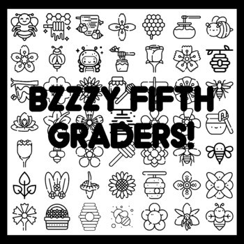 BZZZY FIFTH GRADERS! Bee Bulletin Board Activity 3x3 feet