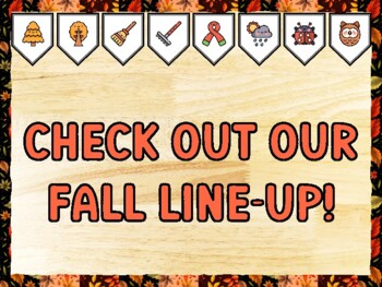 CHECK OUT OUR FALL LINE-UP! Fall Bulletin Board Kit & Door Décor