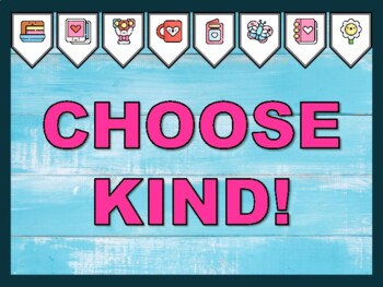 CHOOSE KIND! Valentine's Day Bulletin Board Kit