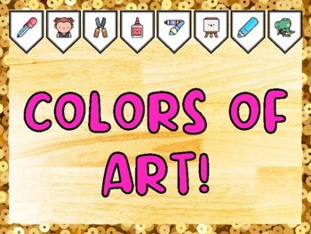 COLORS OF ART! Creativity, Art Bulletin Board Kit