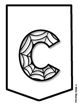 COME, HANG WITH US! Halloween Bulletin Board Letters, Halloween Banner