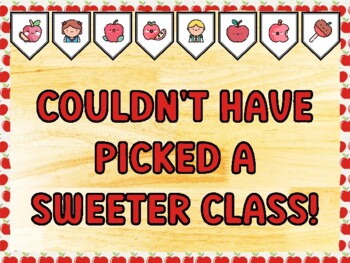 COULDN'T HAVE PICKED A SWEETER CLASS! Apple Bulletin Board Kit