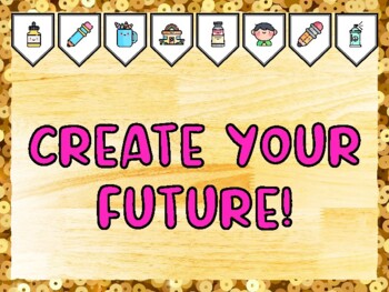 CREATE YOUR FUTURE! Creativity, Art Bulletin Board Kit