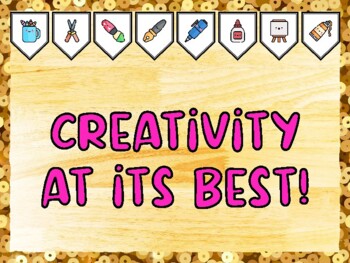 CREATIVITY AT ITS BEST! Creativity, Art Bulletin Board Kit