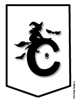 CREEPIN' IT REAL! Halloween Bulletin Board Letters, Halloween Banner