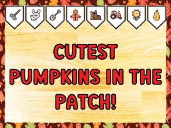CUTEST PUMPKINS IN THE PATCH! Fall Bulletin Board Kit & Door Décor