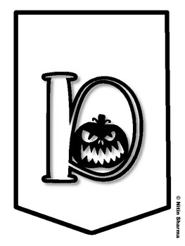 DON'T BE A REAL MONSTER, DON'T BE A BULLY! Halloween Bulletin Board Letters,