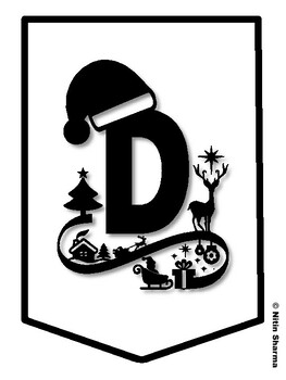DON'T BE TACHY! Christmas Bulletin Board Letters, Christmas Banner, Christmas