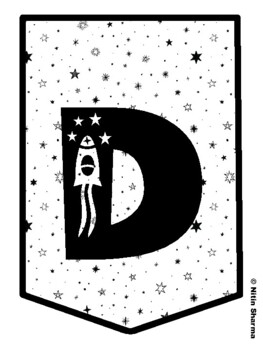 DREAM BIG, WORK HARD! Galaxy Bulletin Board Letters