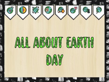 Earth Day Bulletin Board Kit & Door Décor, ALL ABOUT EARTH DAY Classroom Décor