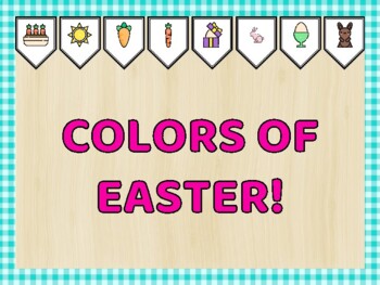 Easter Bulletin Board Kit & Door Décor, COLORS OF EASTER!