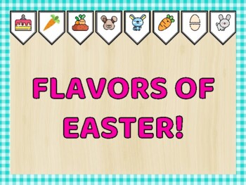 Easter Bulletin Board Kit & Door Décor, FLAVORS OF EASTER!