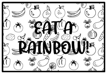 EAT A RAINBOW! Health and Nutrition Activity