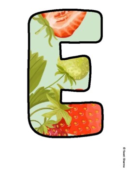 EAT GREEN FOR GOOD HEALTH! Health and Nutrition Bulletin Board Letters