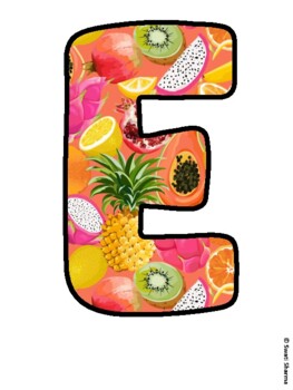 EAT HEALTHY! Health and Nutrition Bulletin Board Letters