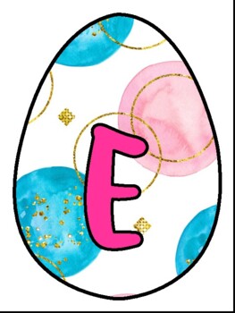 EGG-CITING EASTER! Easter Bulletin Board Letters, Easter Egg Banner