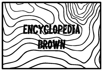 ENCYCLOPEDIA BROWN, Grade 3 Literature Coloring Pages