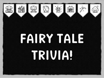 FAIRY TALE TRIVIA! Fairy Tales Theme Bulletin Board Kit, Door Décor