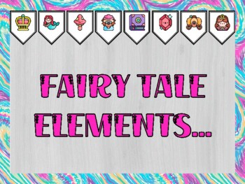 Fairy Tales Bulletin Board Kit & Door Décor, FAIRY TALE ELEMENTS... 