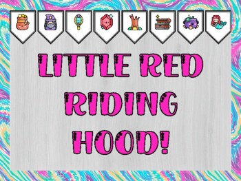 Fairy Tales Bulletin Board Kit & Door Décor, LITTLE RED RIDING HOOD!