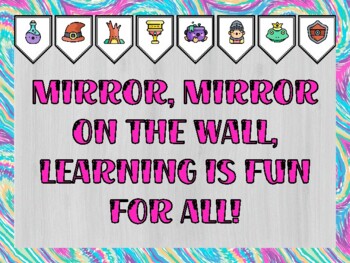 Fairy Tales Bulletin Board Kit & Door Décor, MIRROR, MIRROR ON THE WALL...