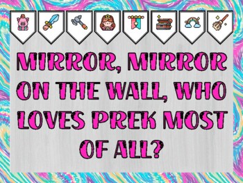 Fairy Tales Bulletin Board Kit & Door Décor, MIRROR, MIRROR ON THE WALL, WHO
