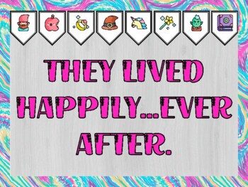 Fairy Tales Bulletin Board Kit & Door Décor, THEY LIVED HAPPILY...EVER AFTER.