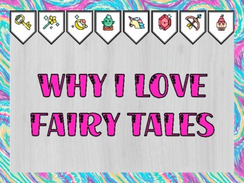 Fairy Tales Interactive Bulletin Board Kit & Door Décor, WHY I LOVE FAIRY TALES