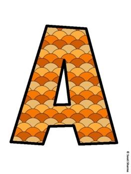 Fall, Autumn Bulletin Board Letters, Fall Hallway Display