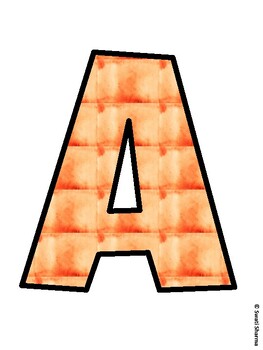 Fall, Autumn Bulletin Board Letters, Fall Hallway Display