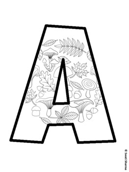 Fall, Autumn Bulletin Board Letters, Fall Hallway Display
