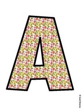 Fall, Autumn Bulletin Board Letters, Fall Hallway Display
