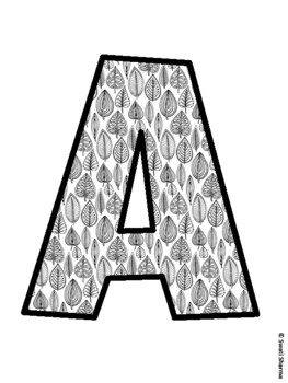 Fall, Autumn Bulletin Board Letters, Fall Hallway Display