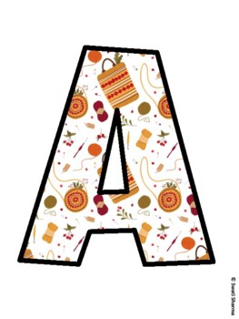 Fall, Autumn Bulletin Board Letters, Fall Hallway Display