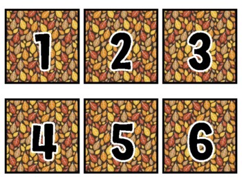 Fall Classroom Calendar Set