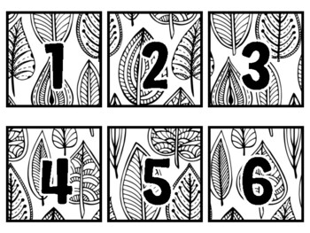 Fall Classroom Calendar Set