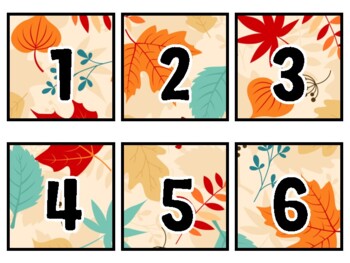 Fall Classroom Calendar Set