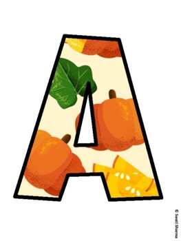 Fall, Fall, Harvest Bulletin Board Letters, Fall Hallway Display