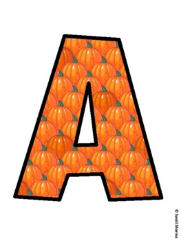 Fall, Fall, Harvest Bulletin Board Letters, Fall Hallway Display