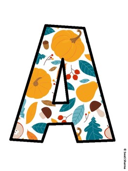 Fall, Fall, Harvest Bulletin Board Letters, Fall Hallway Display