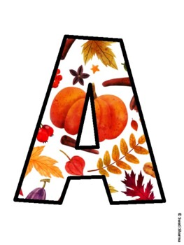 Fall, Fall, Harvest Bulletin Board Letters, Fall Hallway Display