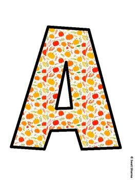 Fall, Fall, Harvest Bulletin Board Letters, Fall Hallway Display