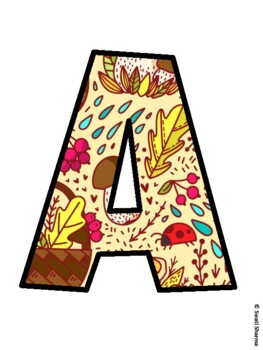 Fall, Fall, Harvest Bulletin Board Letters, Fall Hallway Display