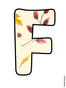 FALL IN LOVE WITH LEARNING Fall Leaves Bulletin Board Letters