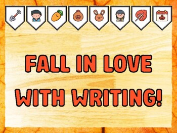 FALL IN LOVE WITH WRITING! Fall Bulletin Board Kit
