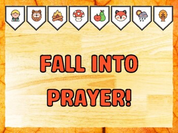FALL INTO PRAYER! Fall Bulletin Board Kit