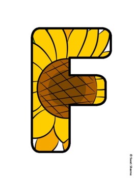 FALL IS SUN-SATIONAL! Sunflower Bulletin Board Letters